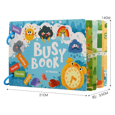 Mini Busy Book - Tema de los números | Libro de actividades de matemáticas, conteo y números para preescolares