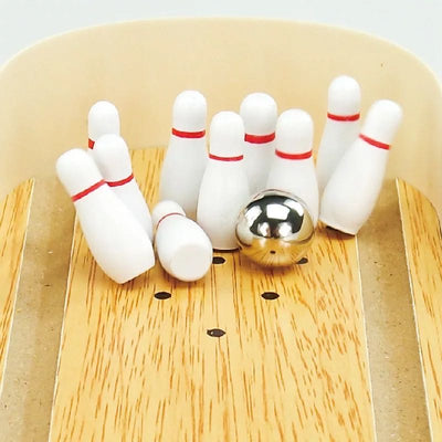 Mini Wooden  Bowling Game-Fine motor skills toys