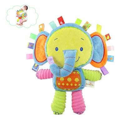 Éléphant en peluche Montessori pour bébé