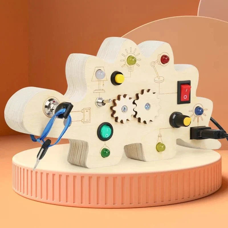 Fidtoy Montessori Button Board