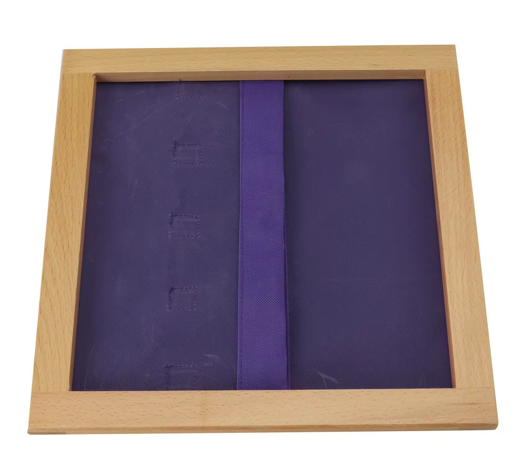 Cadre d'habillage Montessori - Velcro | Matériel de vie pratique