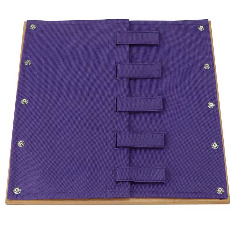 Cadre d'habillage Montessori - Velcro | Matériel de vie pratique