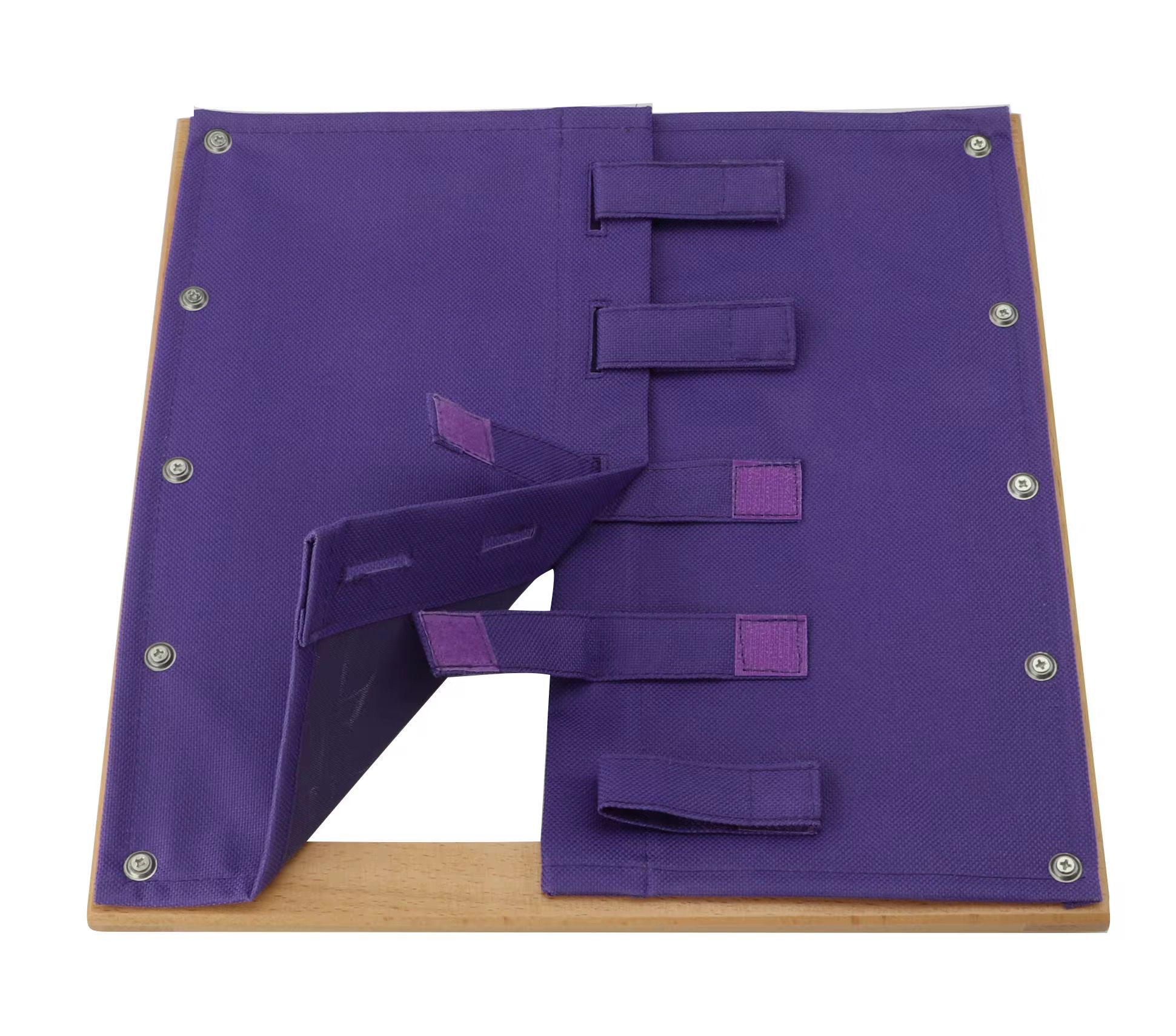 Cadre d'habillage Montessori - Velcro | Matériel de vie pratique