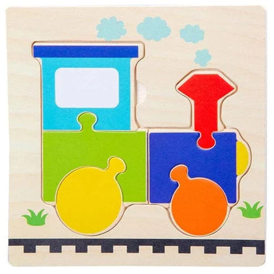 Fidtoy Montessori Rompecabezas Felices