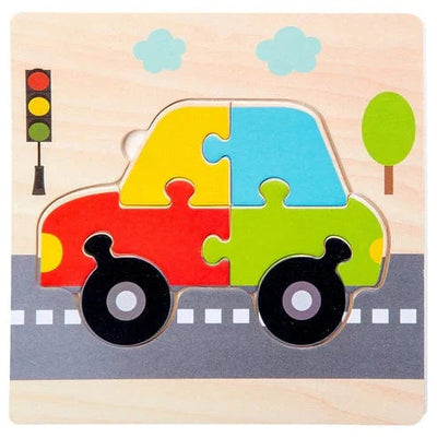 Fidtoy Montessori Rompecabezas Felices