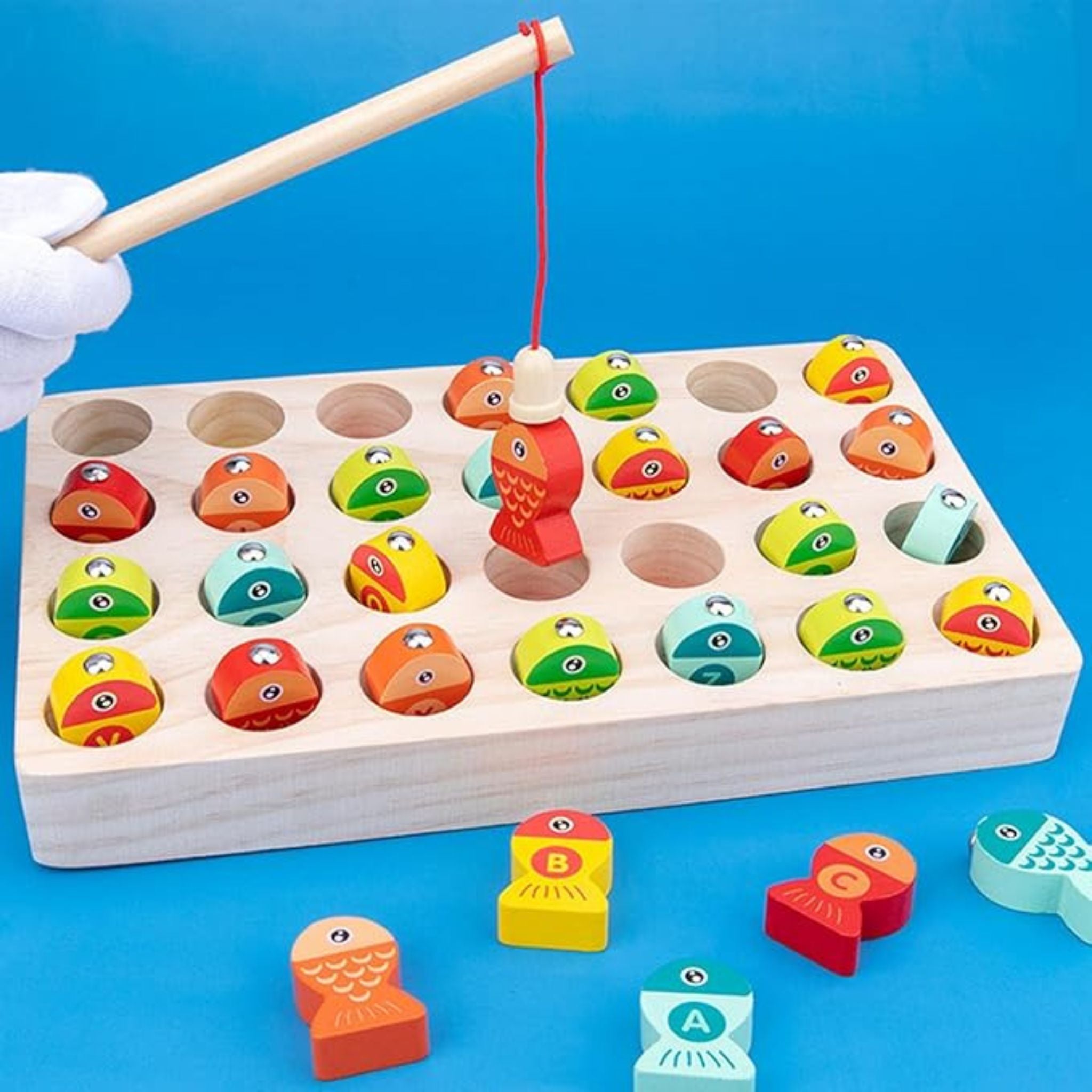 Pesca de letras Montessori
