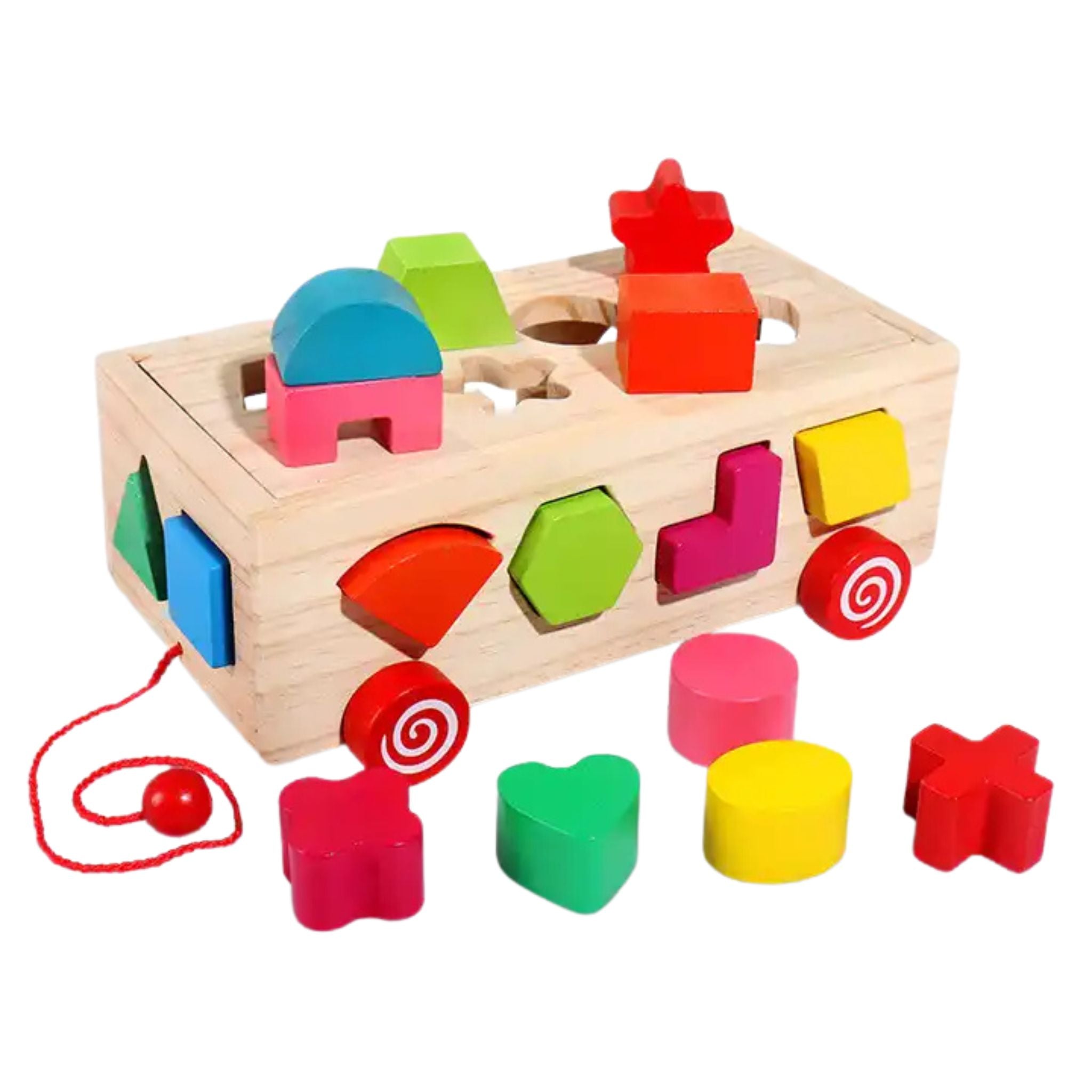 Caja de emparejamiento de formas Montessori