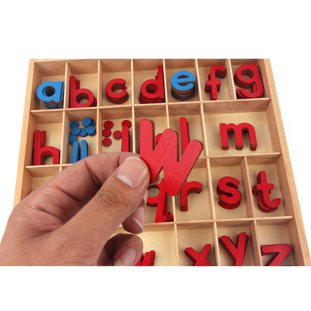 Fidtoy Moveable Alphabet Montessori Language Learning Toy
