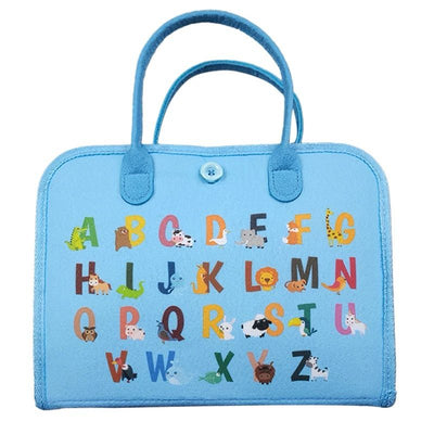 Tabla de fieltro sensorial para niños pequeños - Juguete de viaje con habilidades prácticas para la vida con temática espacial, sirenas y dinosaurios