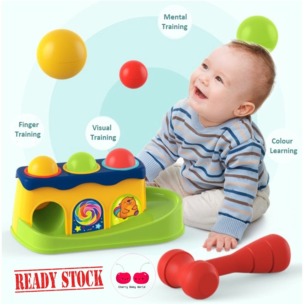 Jouet à marteler Fidtoy pour les tout-petits de 12 mois et plus
