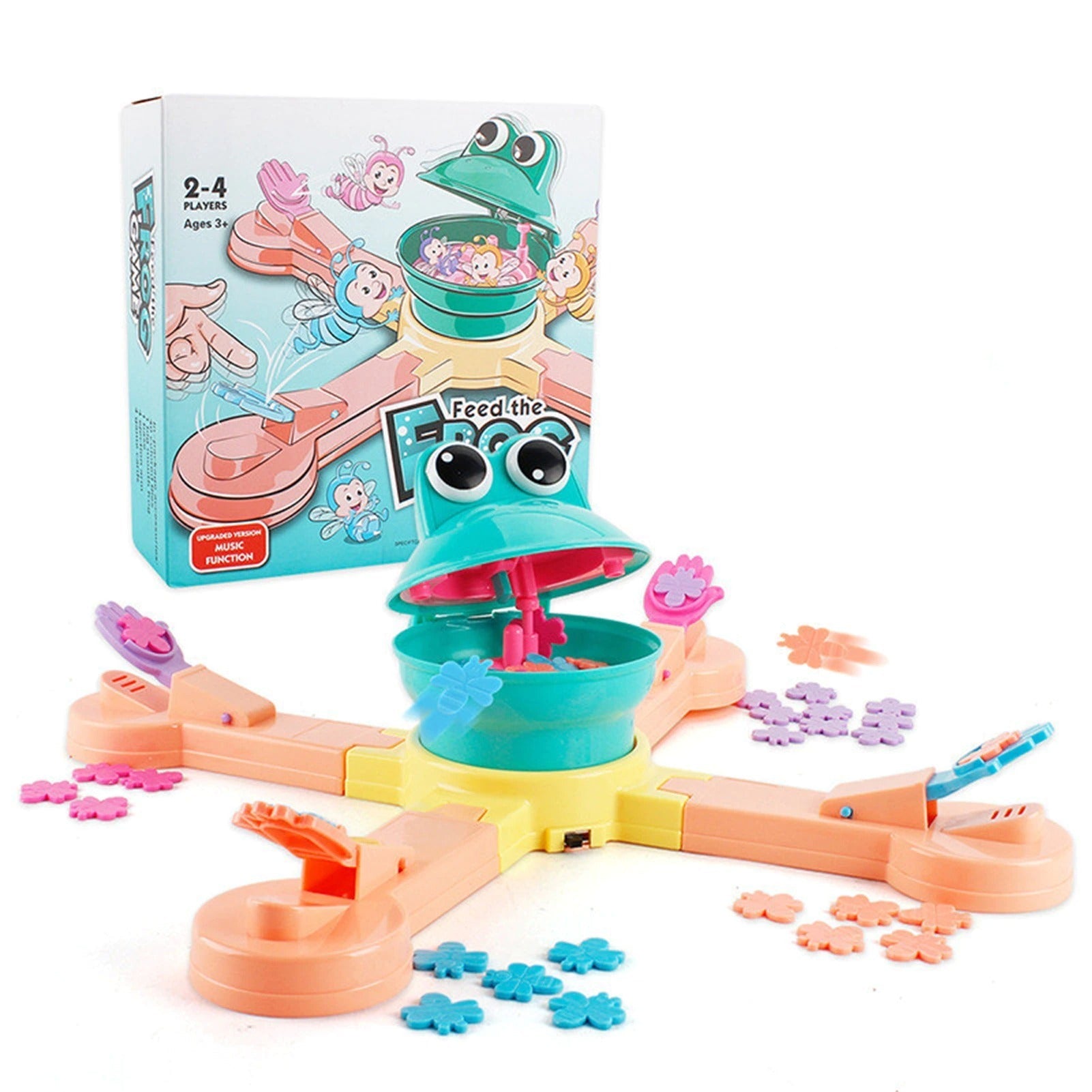 Feed the Frog™ - Katapulteer insecten in de mond - Familiespel