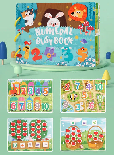 Libro de actividades con números: actividades prácticas de matemáticas y aprendizaje para niños pequeños y preescolares