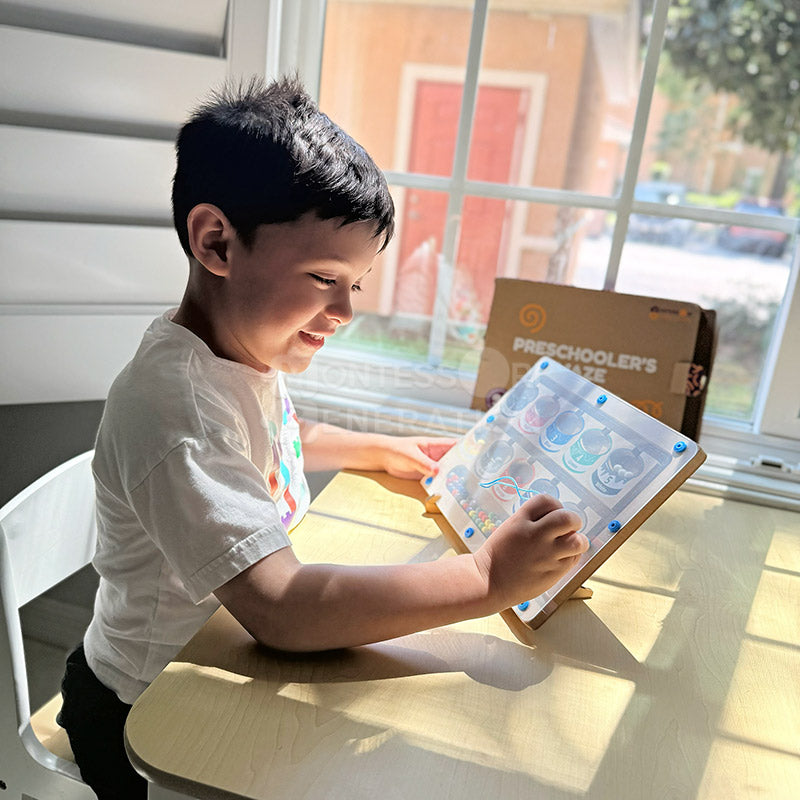 Laberinto Magnético de Clasificación de Colores Fidtoy para Preescolares – Juguete de Aprendizaje de Motricidad Fina 3+