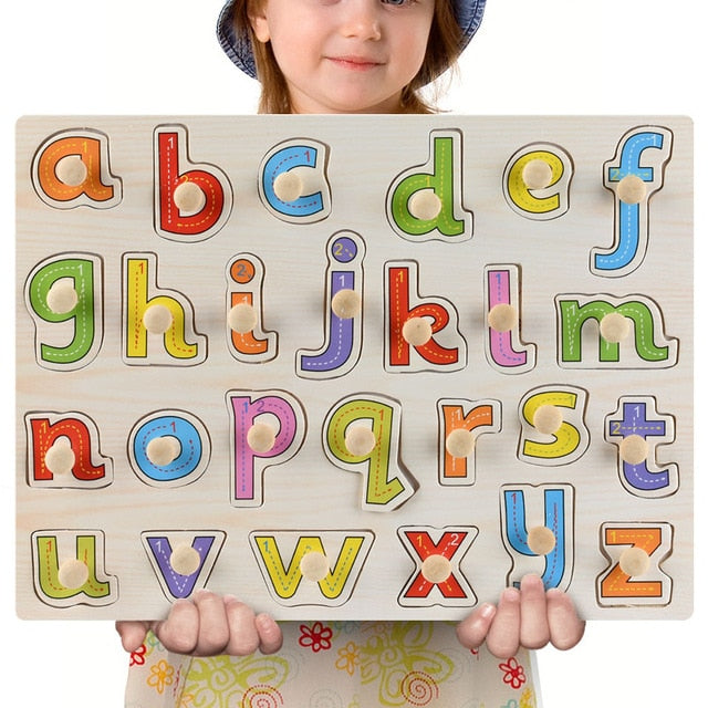 Fidtoy Wooden Vehicle Puzzle for Toddlers – Educational Learning Toy