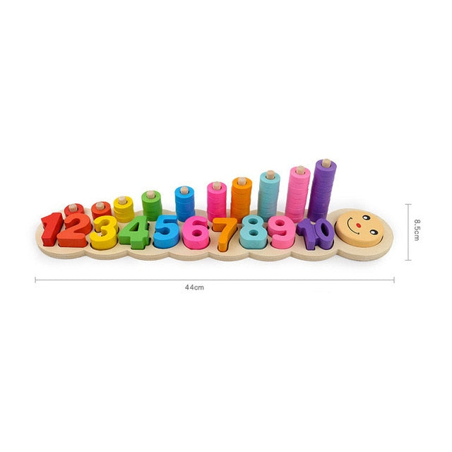 Fidtoy Montessori Educational Wooden Toys for Kids