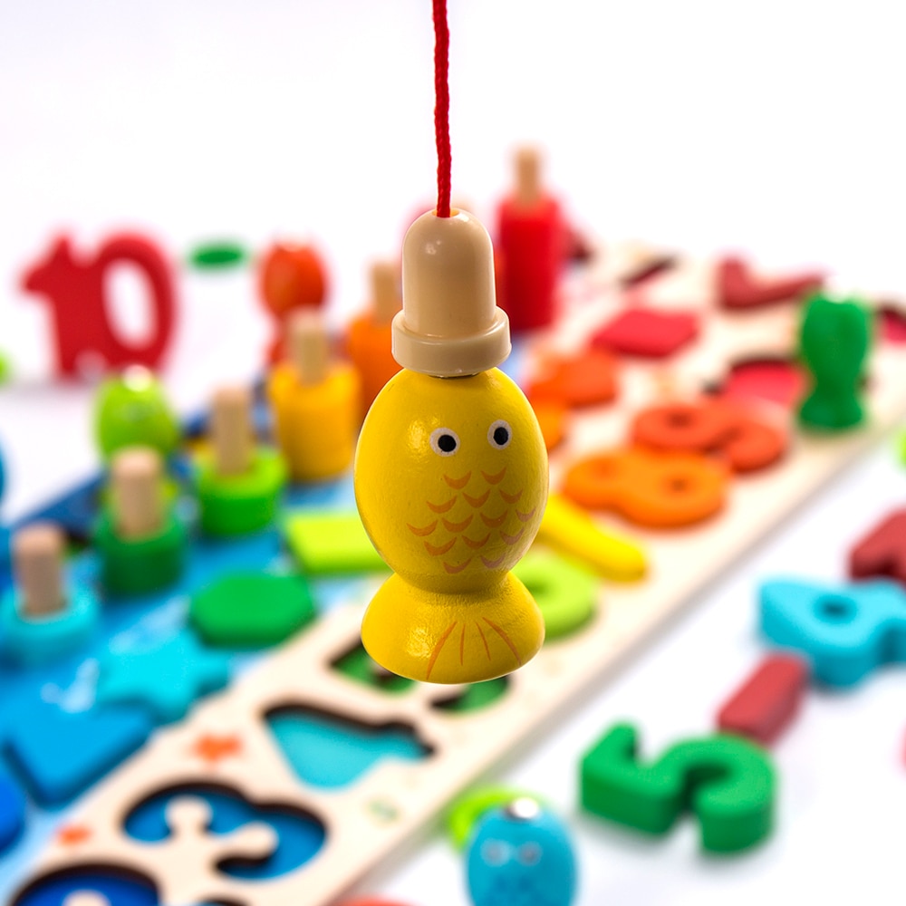 Fidtoy Montessori Educational Wooden Toys for Kids