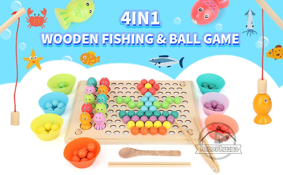 Fidtoy Montessori Educational Wooden Toys for Kids