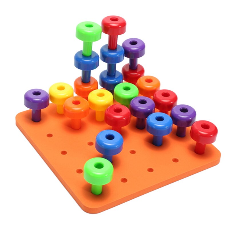 Tablero de clavijas Montessori