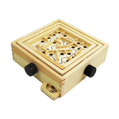 Juego de laberinto de madera Fidtoy para niños