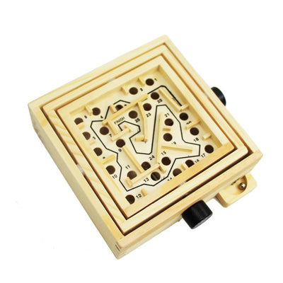 Juego de laberinto de madera Fidtoy para niños