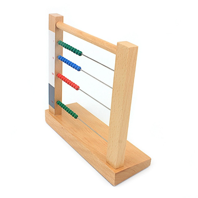 Fidtoy Abacus Counter Wooden Montessori Math Toy
