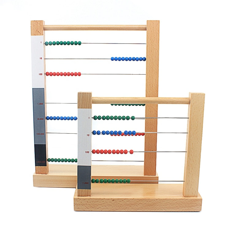 Fidtoy Abacus Counter Wooden Montessori Math Toy