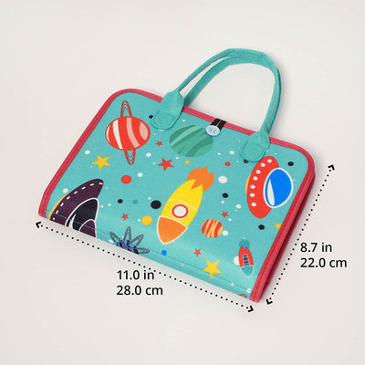 Fidtoy Interactive Busy Bag para niños pequeños - Juguete de aprendizaje sensorial Montessori para mayores de 3 años