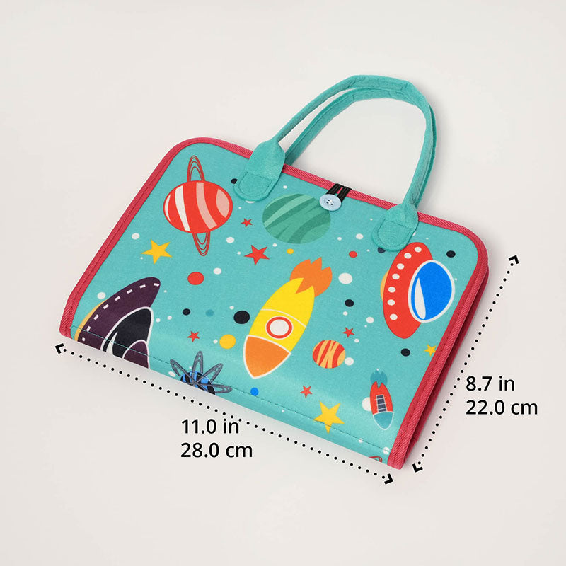 Fidtoy Interactive Busy Bag para niños pequeños - Juguete de aprendizaje sensorial Montessori para mayores de 3 años