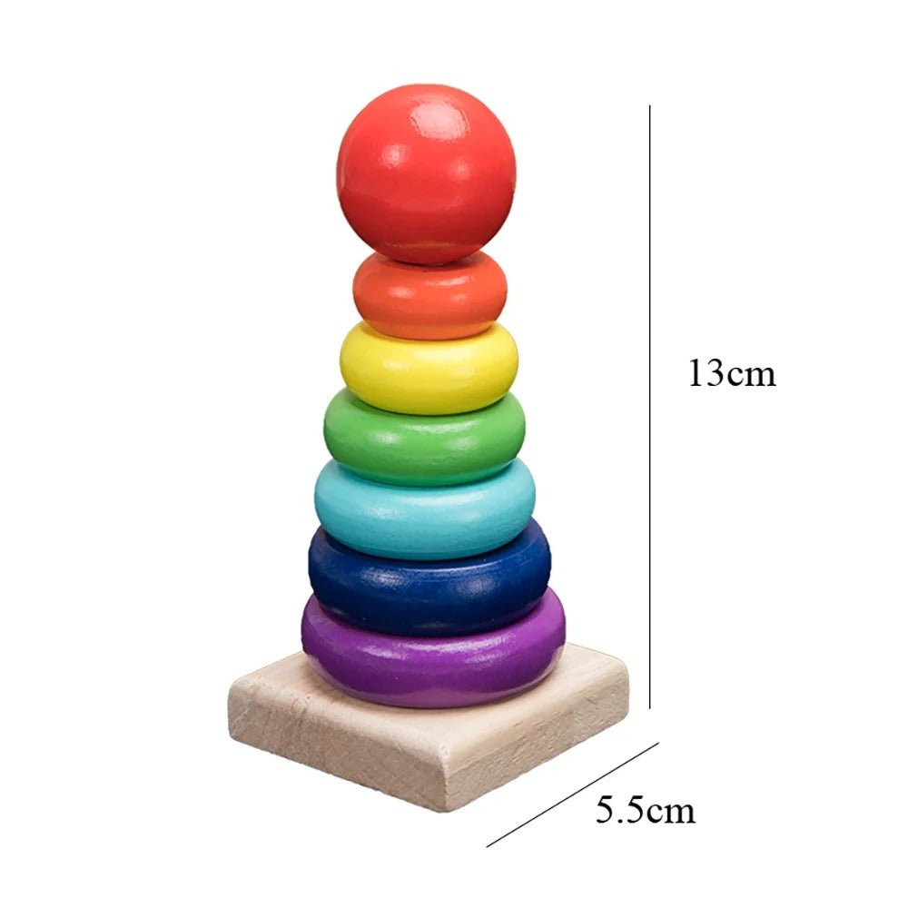 Ensemble de bagues arc-en-ciel - Ensembles de bagues empilables