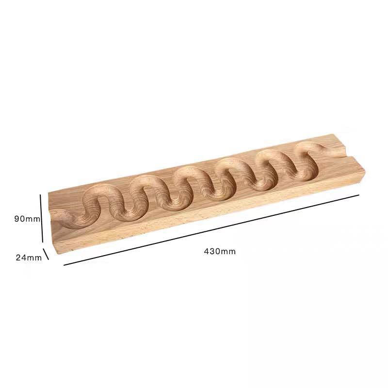Wooden Marble Run ZigZag Board Circuit Board Builder