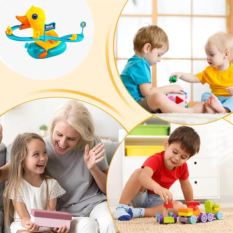 Jouet toboggan électrique pour canards – Jeu de piste amusant et éducatif pour enfants | Bacha Toys