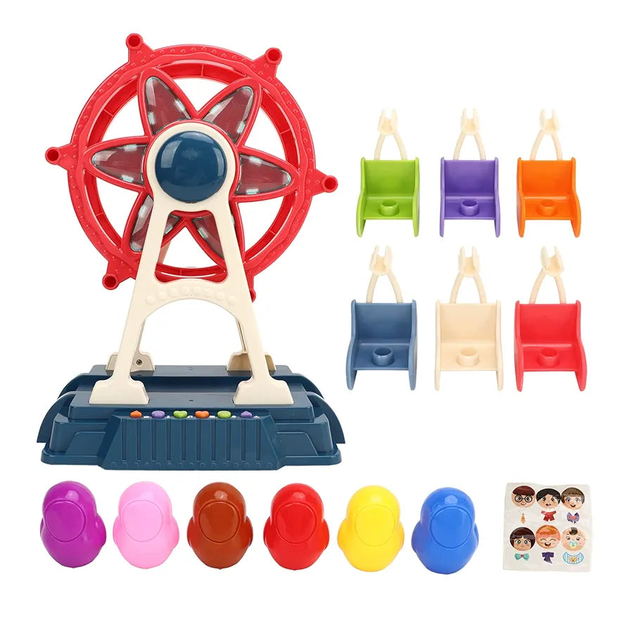 Rueda de la Fortuna – Playset Parque de Diversiones con Música y Luces - Bacha Toys