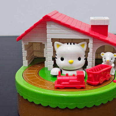 Juguete musical interactivo de banco de gato y ratón – Divertido juego para ahorrar dinero para niños | Bacha Toys