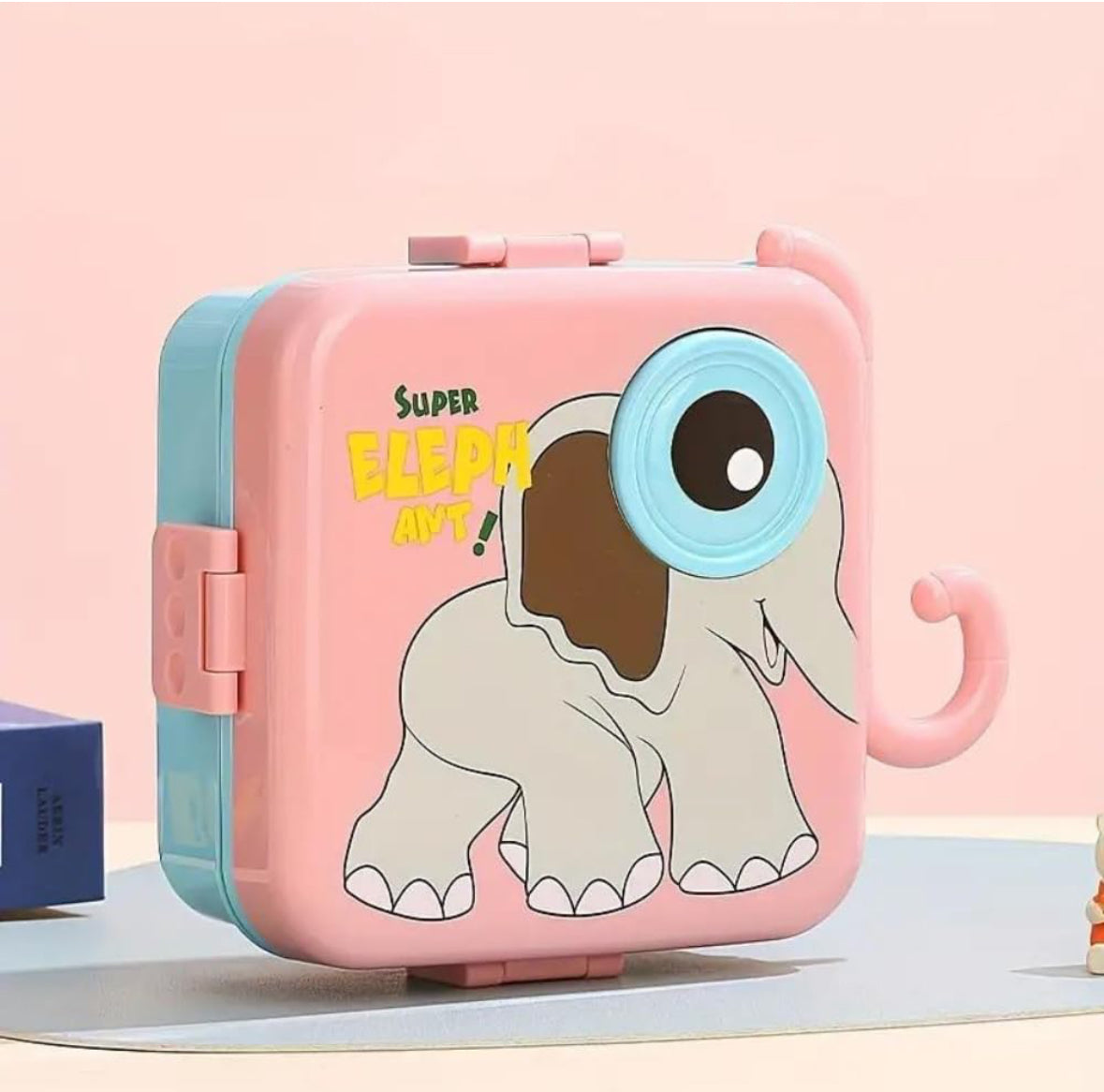 Fiambrera de acero inoxidable Super Elephant – Doble delicia | Bacha Toys