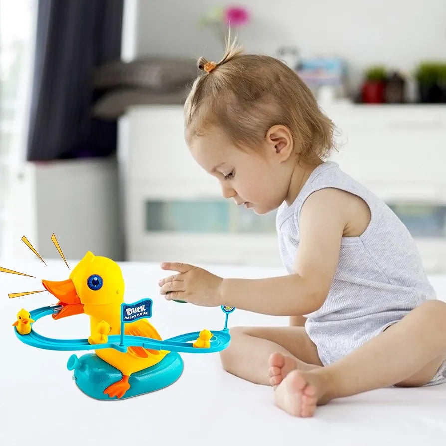 Jouet toboggan électrique pour canards – Jeu de piste amusant et éducatif pour enfants | Bacha Toys