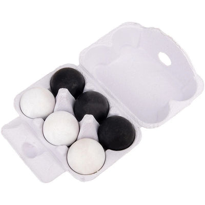 6 Premium Lime Wood Balls Assorted Styles