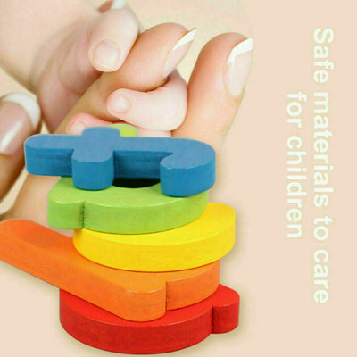 Juego de ortografía con abecedario de madera Fidtoy para el aprendizaje de los niños
