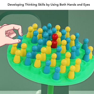 Juguete Fidtoy Balance Tree – Juego interactivo de madera apilable para niños mayores de 3 años