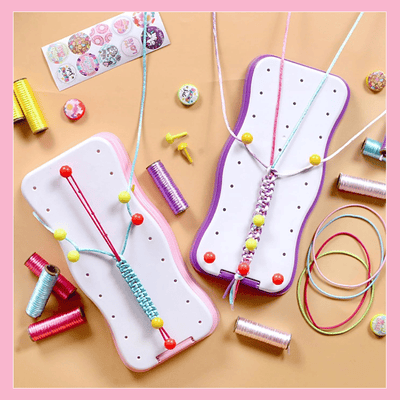 Craft Kids – Creatief & Leren – Brei Armbanden Set voor Kinderen