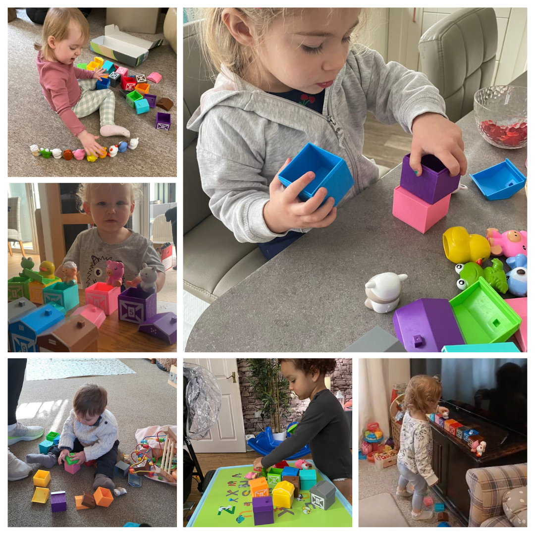 Fidtoy Montessori Farm Animal Set for Toddler Learning (20pcs)
