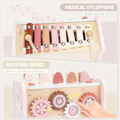 Fidtoy Wooden Hammering Pounding Toy