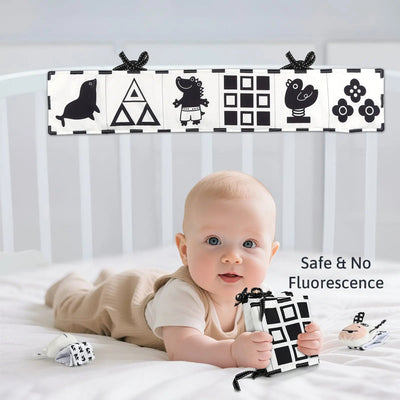 Black & White Sensory Toys for Newborns 0-6M - Early Development Set