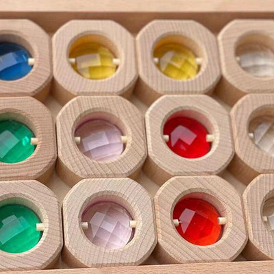 Wooden Gem Blocks