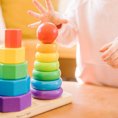 Apilador geométrico de madera (Melissa & Doug)