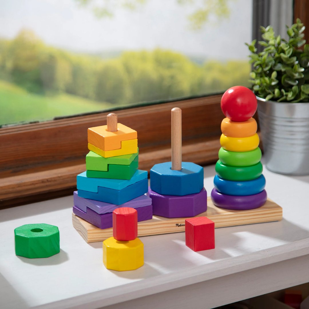 Apilador geométrico de madera (Melissa & Doug)