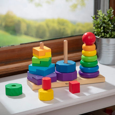 Apilador geométrico de madera (Melissa & Doug)