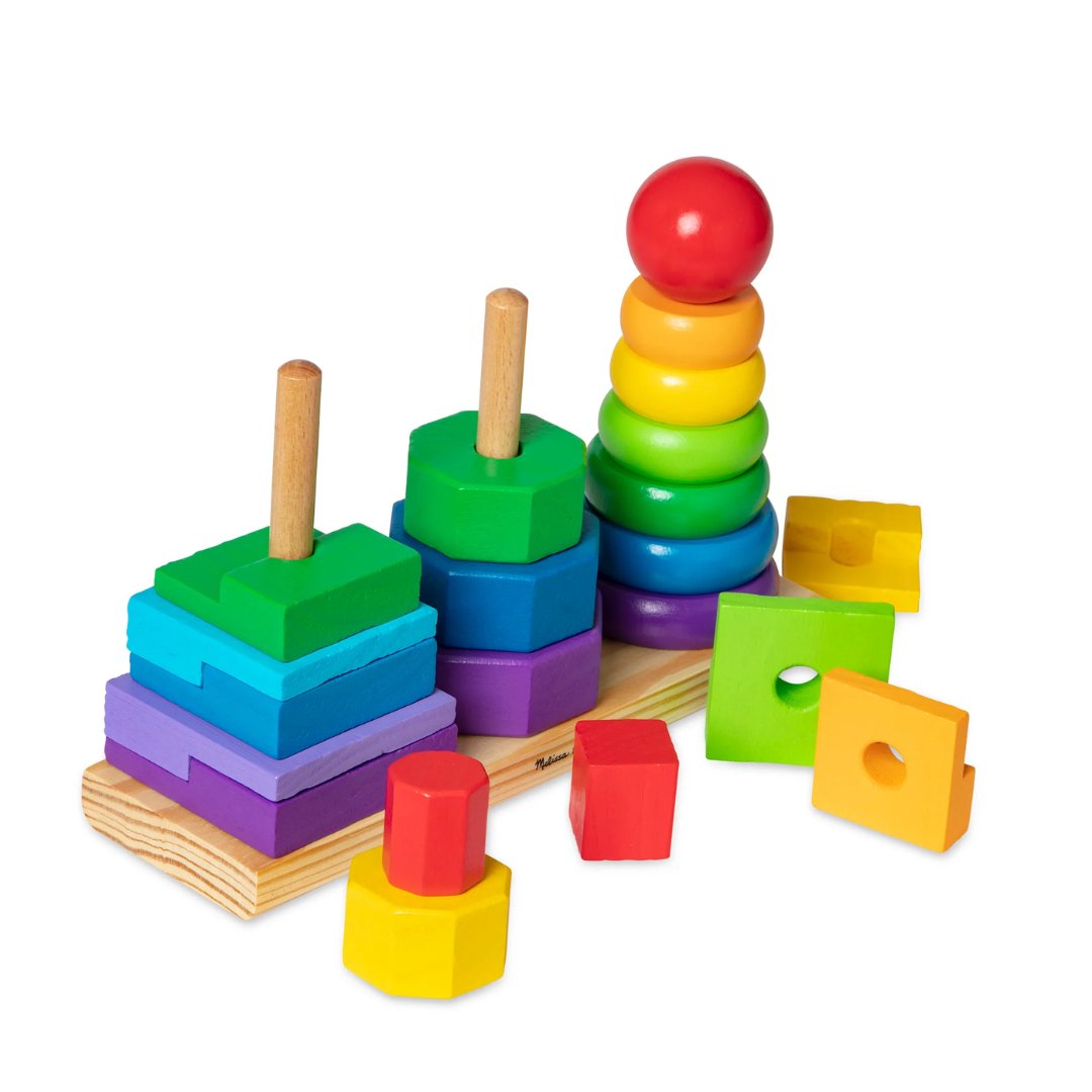 Apilador geométrico de madera (Melissa & Doug)