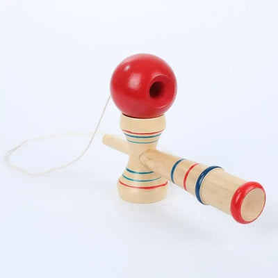 Sonajero de bolas de malabares de madera