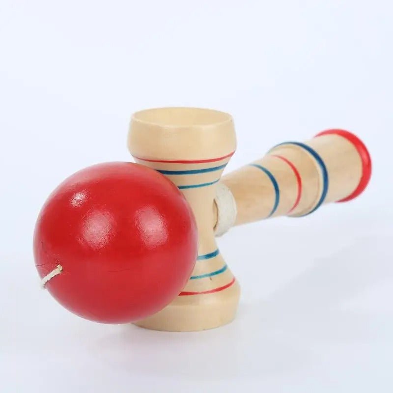 Sonajero de bolas de malabares de madera
