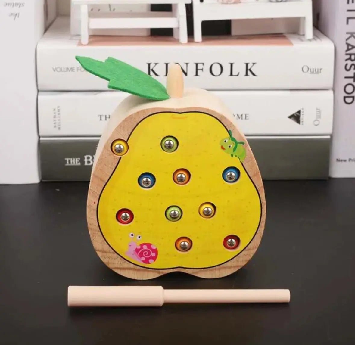 Jouet magnétique en bois | Jeu d'attrape-insectes | Jouet Montessori pour enfants
